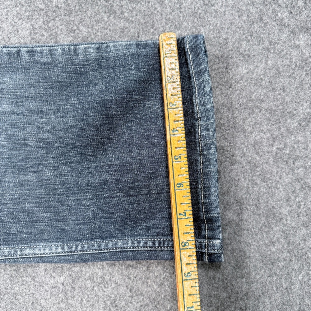 Wrangler Womens Straight Leg Jeans Blue Medium Wash Stretch Size 17x34 09MWTMS - Picture 9 of 11